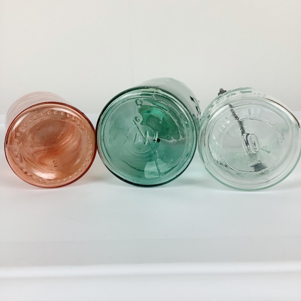 Vintage Ball Canning Pastel Glass Storage Jars - Picture 4 of 10